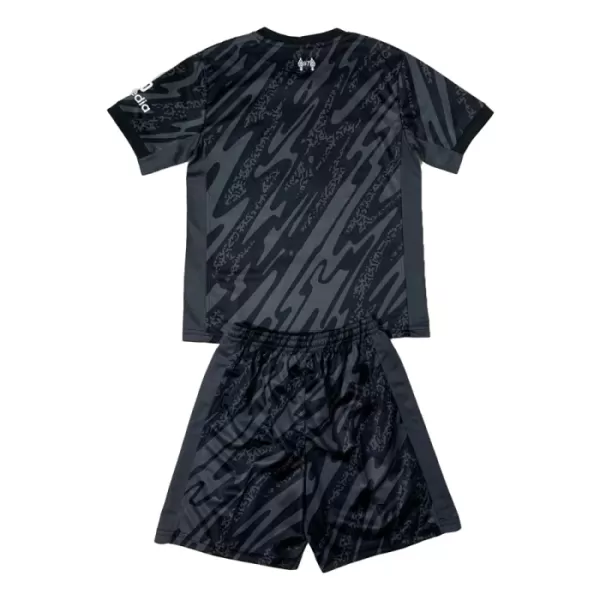 Liverpool Torwart Trikot 24/25 für Kinder Schwarz