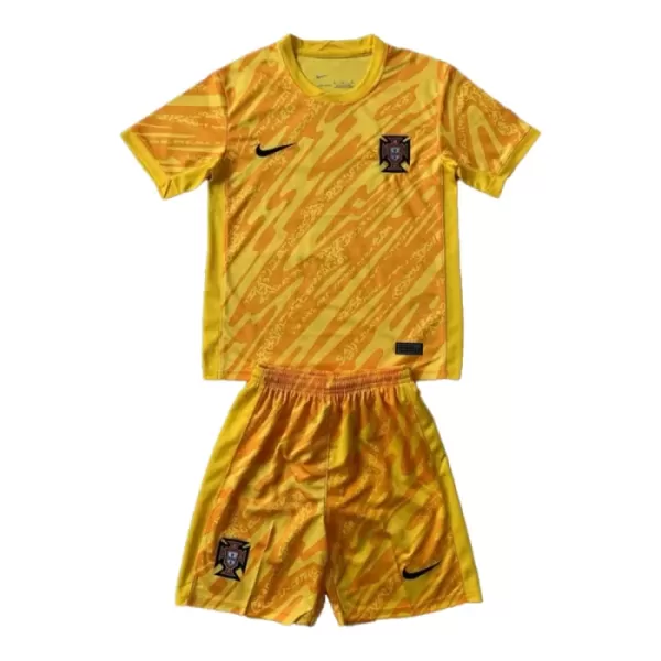 Portugal Torwart Trikot Euro 2024 für Kinder Gelb