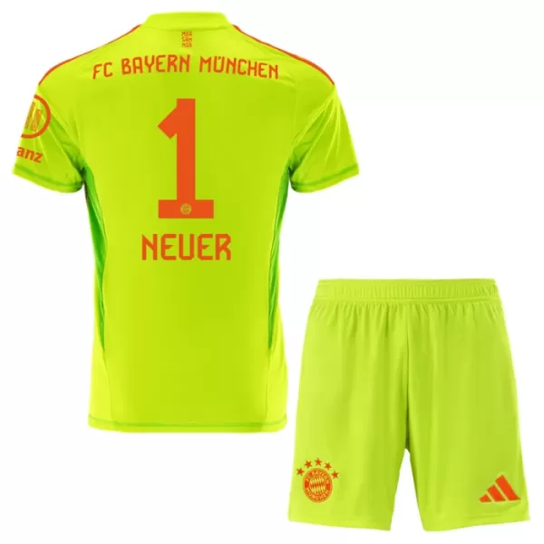 FC Bayern München Manuel Neuer 1 Torwart Heimtrikot 24/25 für Kinder