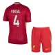 Liverpool Virgil van Dijk 4 Heimtrikot 24/25 für Kinder