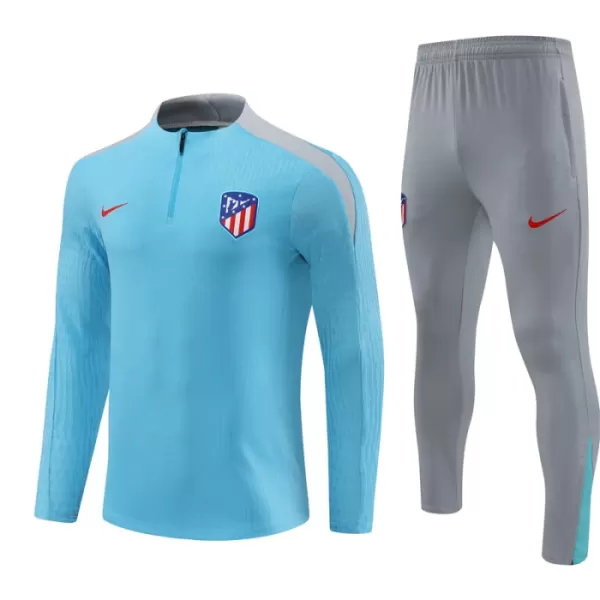 Atlético Madrid Trainingspullover-Set 24/25 für Herren Blau