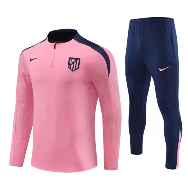 Atlético Madrid Trainingspullover-Set 24/25 für Herren Rosa