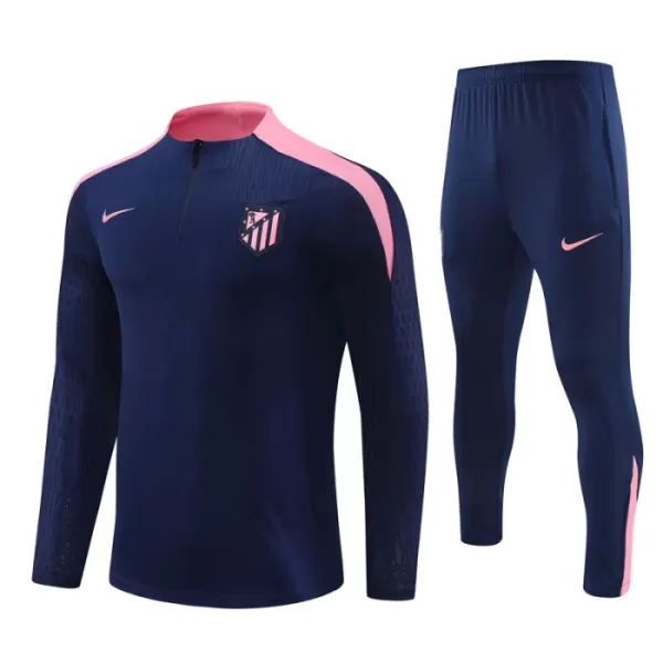 Atlético Madrid Trainingspullover-Set 24/25 für Kinder Navy