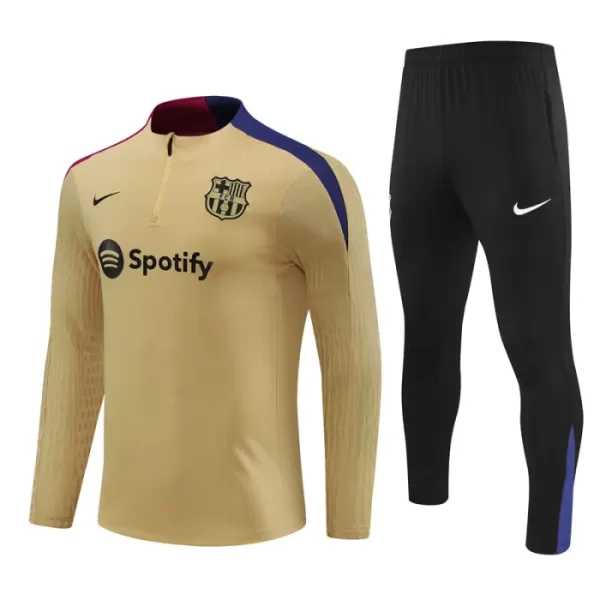 Barcelona Gold Version Trainingspullover-Set 24/25 für Herren