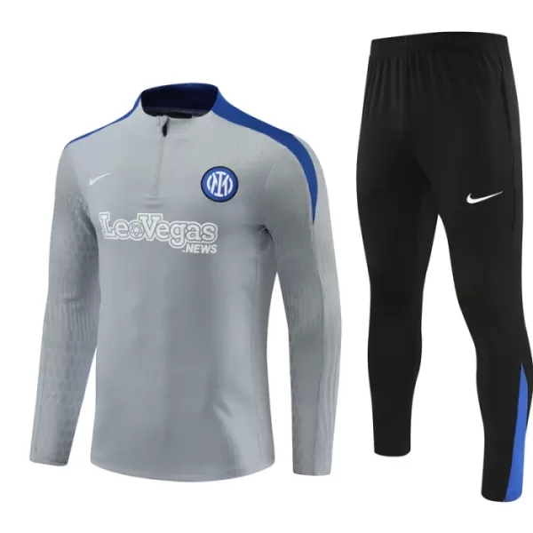 Inter Milan Trainingspullover-Set 24/25 für Kinder Grau