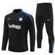 Inter Milan Trainingspullover-Set 24/25 für Kinder Schwarz