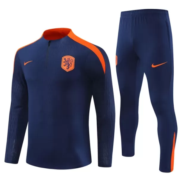 Niederlande Trainingspullover-Set 24/25 für Herren Navy