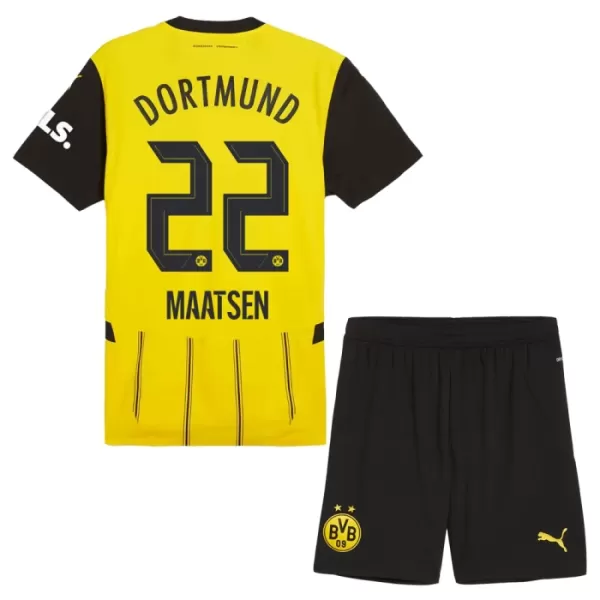 Borussia Dortmund Maatsen 22 Heimtrikot 24/25 für Kinder