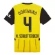 Borussia Dortmund Nico Schlotterbeck 4 Heimtrikot 24/25 für Herren