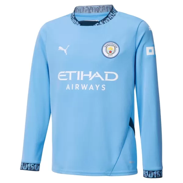 Manchester City Champions 24 Heimtrikot 24/25 Langarm für Herren