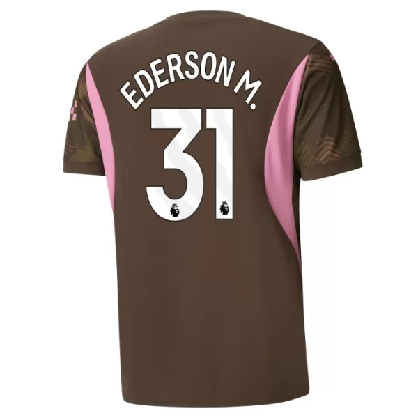 Manchester City Ederson Moraes 31 Torwart Heimtrikot 24/25 für Kinder