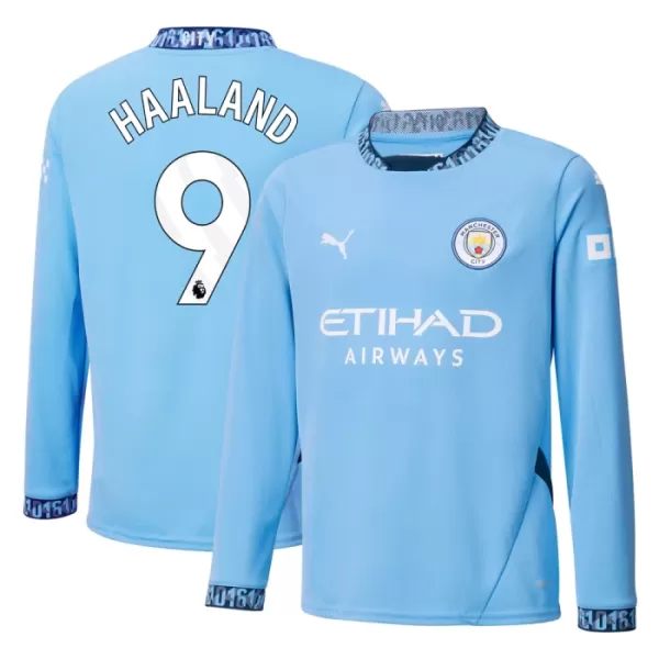 Manchester City Erling Haaland 9 Heimtrikot 24/25 Langarm für Herren