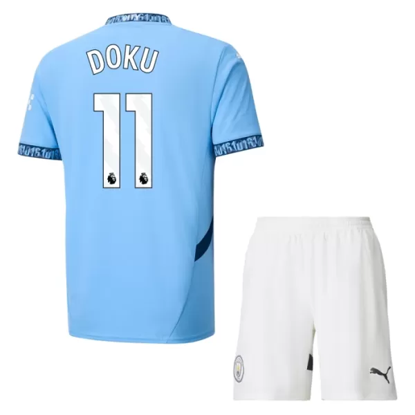 Manchester City Jérémy Doku 11 Heimtrikot 24/25 für Kinder