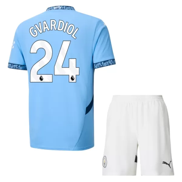 Manchester City Josko Gvardiol 24 Heimtrikot 24/25 für Kinder