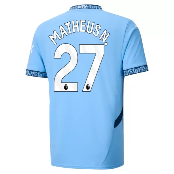 Manchester City Matheus Nunes 27 Heimtrikot 24/25 für Herren