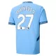 Manchester City Matheus Nunes 27 Heimtrikot 24/25 für Kinder