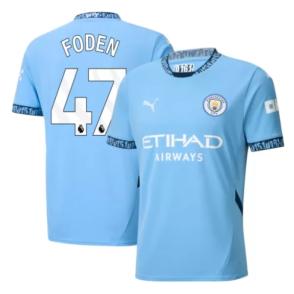 Manchester City Phil Foden 47 Heimtrikot 24/25 für Herren