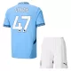 Manchester City Phil Foden 47 Heimtrikot 24/25 für Kinder