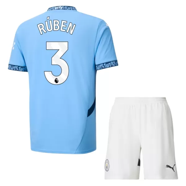 Manchester City Rúben Dias 3 Heimtrikot 24/25 für Kinder