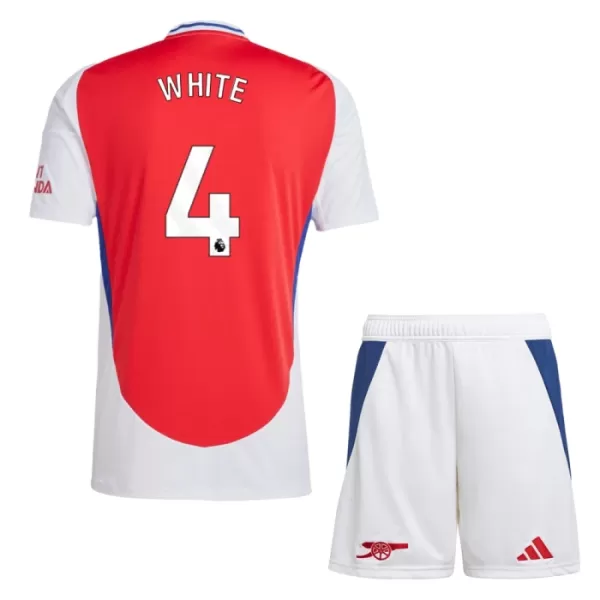 Arsenal Ben White 4 Heimtrikot 24/25 für Kinder