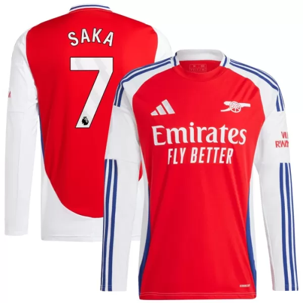 Arsenal Bukayo Saka 7 Heimtrikot 24/25 Langarm für Herren