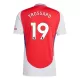 Arsenal Trossard 19 Heimtrikot 24/25 für Herren