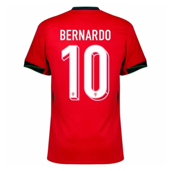 Portugal Bernardo Silva 10 Heimtrikot Euro 2024 für Herren