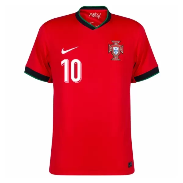 Portugal Bernardo Silva 10 Heimtrikot Euro 2024 für Herren