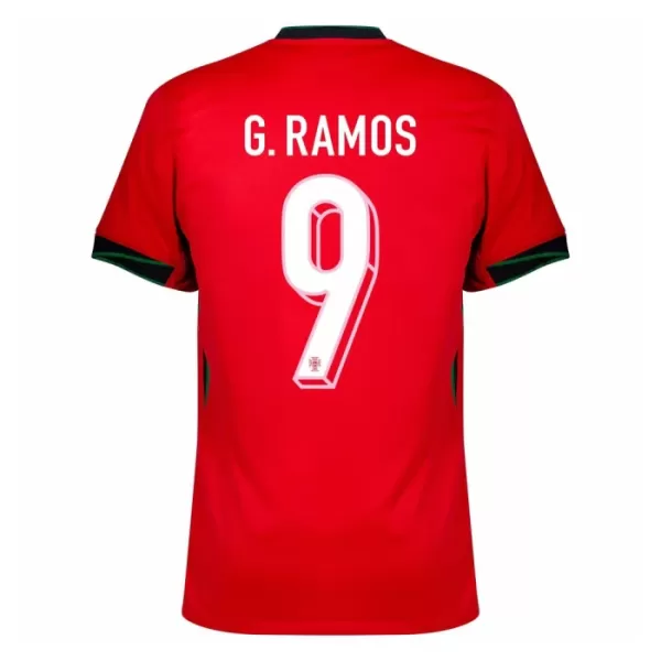 Portugal G. Ramos 9 Heimtrikot Euro 2024 für Herren