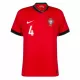 Portugal Rúben Dias 4 Heimtrikot Euro 2024 für Herren