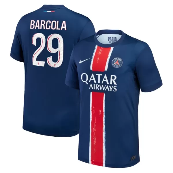 Paris Saint-Germain Bradley Barcola 29 Heimtrikot 24/25 für Herren