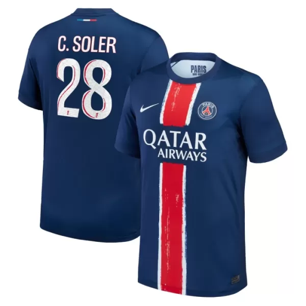 Paris Saint-Germain Carlos Soler 28 Heimtrikot 24/25 für Herren