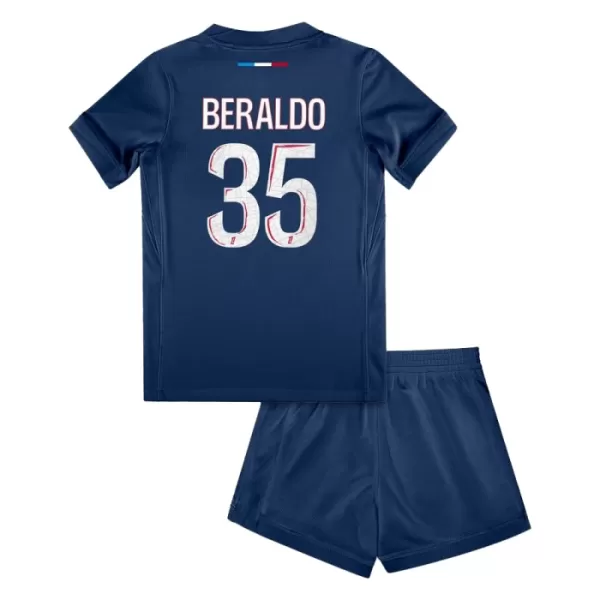 Paris Saint-Germain Lucas Beraldo 35 Heimtrikot 24/25 für Kinder