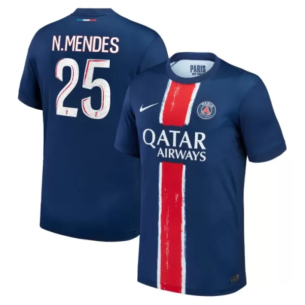 Paris Saint-Germain Nuno Mendes 25 Heimtrikot 24/25 für Herren