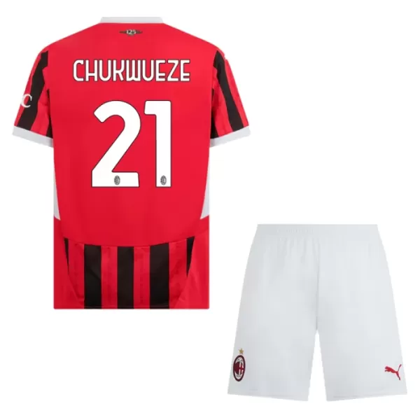 AC Milan Chukwueze 21 Heimtrikot 24/25 für Kinder