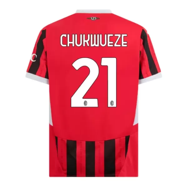 AC Milan Chukwueze 21 Heimtrikot 24/25 für Kinder