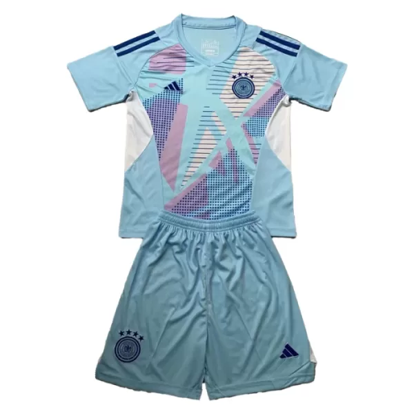 Deutschland Torwart Trikot Euro 2024 für Kinder Blau