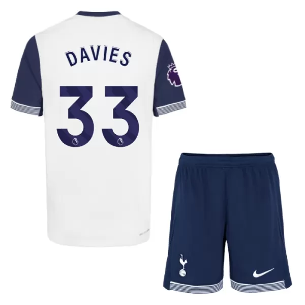 Tottenham Hotspur Alphonso Davies 33 Heimtrikot 24/25 für Kinder