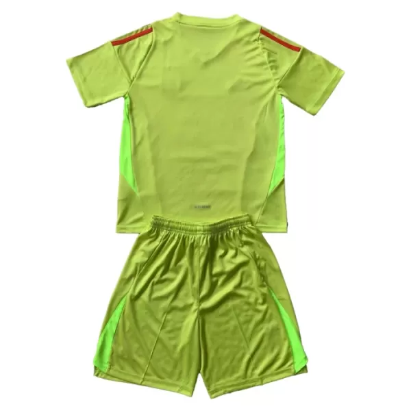 Italien Torwart Trikot Euro 2024 für Kinder Gelb