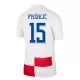 Kroatien Pasalic 15 Heimtrikot Euro 2024 für Herren