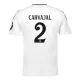 Real Madrid Carvajal 2 Heimtrikot 24/25 für Kinder