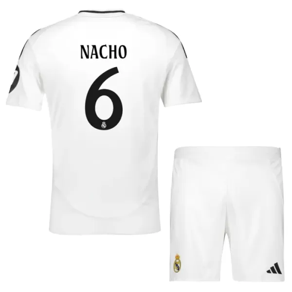 Real Madrid Nacho 6 Heimtrikot 24/25 für Kinder