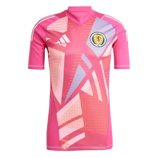 Schottland Torwart Trikot Euro 2024 für Herren Rosa