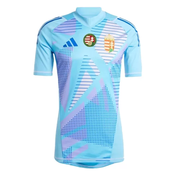 Ungarn Torwart Trikot Euro 2024 für Herren Blau