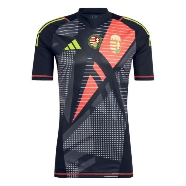 Ungarn Torwart Trikot Euro 2024 für Herren Schwarz