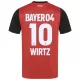 Bayer 04 Leverkusen Florian Wirtz 10 Heimtrikot 24/25 für Herren