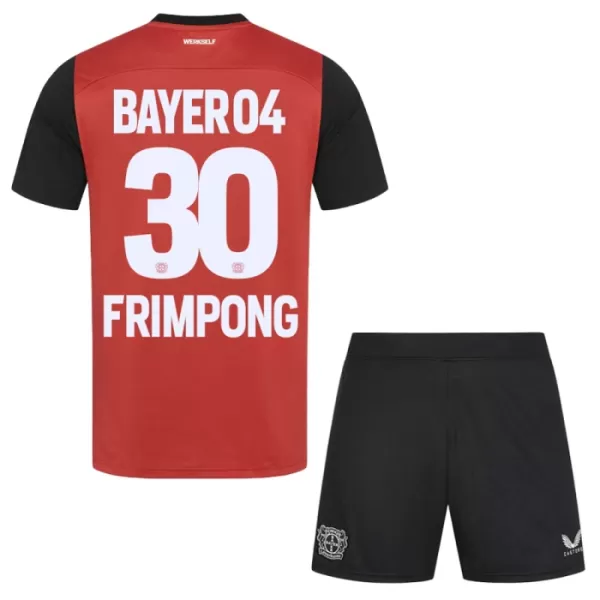 Bayer 04 Leverkusen Jeremie Frimpong 30 Heimtrikot 24/25 für Kinder