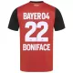 Bayer 04 Leverkusen Victor Boniface 22 Heimtrikot 24/25 für Herren