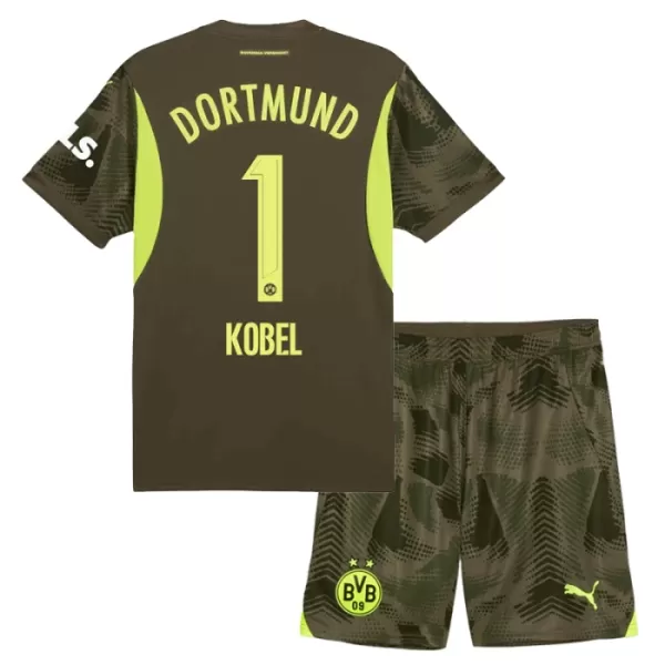 Borussia Dortmund Kobel 1 Torwart Auswärtstrikot 24/25 für Kinder