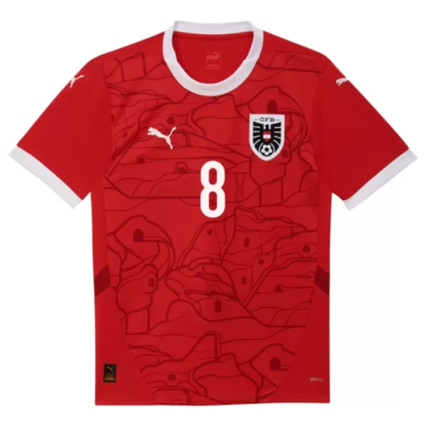 Österreich David Alaba 8 Heimtrikot Euro 2024 für Herren